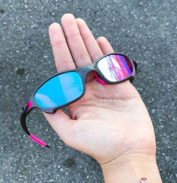 Óculos Sol Masculino Juliet Oakley Lupa Romeo Dart Metal Lentes UV